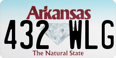 AR license plate 432WLG