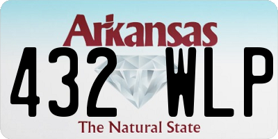 AR license plate 432WLP