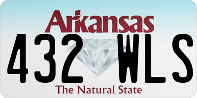 AR license plate 432WLS