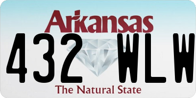 AR license plate 432WLW