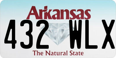 AR license plate 432WLX