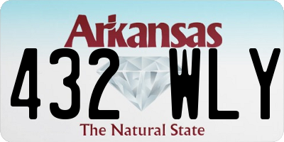AR license plate 432WLY