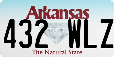 AR license plate 432WLZ