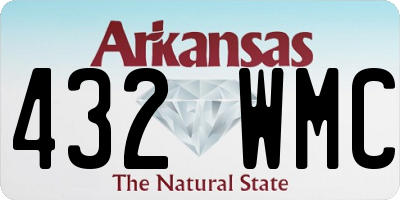 AR license plate 432WMC