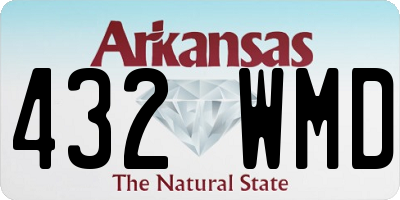 AR license plate 432WMD