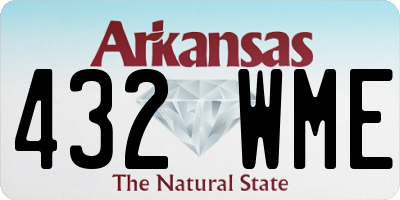 AR license plate 432WME