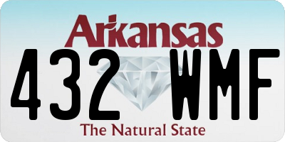 AR license plate 432WMF