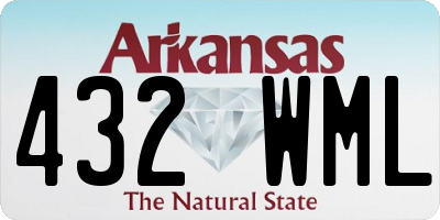 AR license plate 432WML