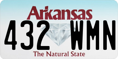 AR license plate 432WMN