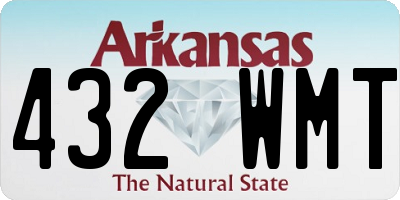 AR license plate 432WMT