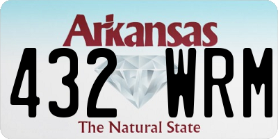 AR license plate 432WRM