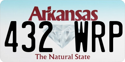 AR license plate 432WRP