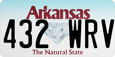 AR license plate 432WRV