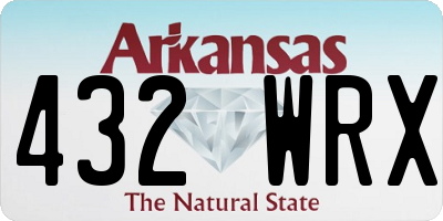 AR license plate 432WRX