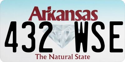 AR license plate 432WSE
