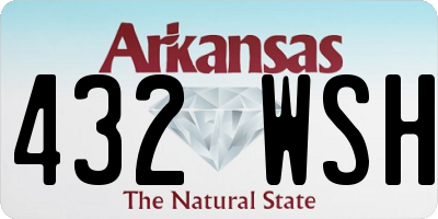 AR license plate 432WSH