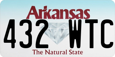 AR license plate 432WTC