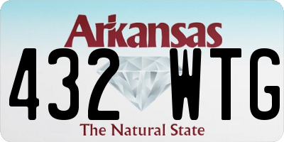 AR license plate 432WTG