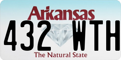AR license plate 432WTH
