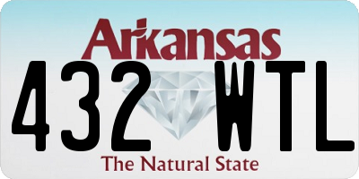 AR license plate 432WTL