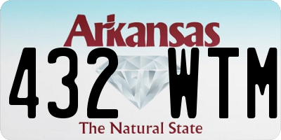 AR license plate 432WTM