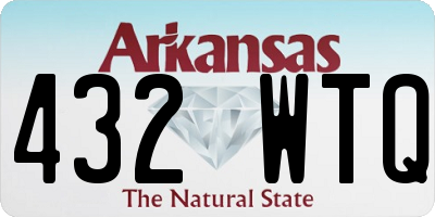 AR license plate 432WTQ