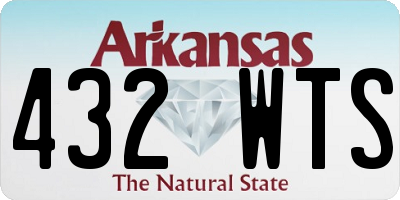 AR license plate 432WTS