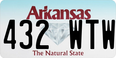 AR license plate 432WTW