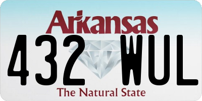 AR license plate 432WUL