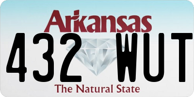 AR license plate 432WUT