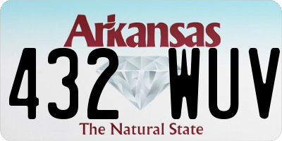 AR license plate 432WUV