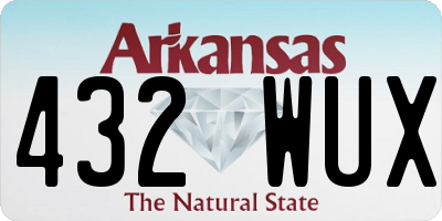 AR license plate 432WUX