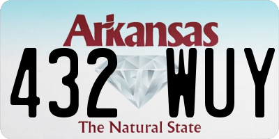 AR license plate 432WUY