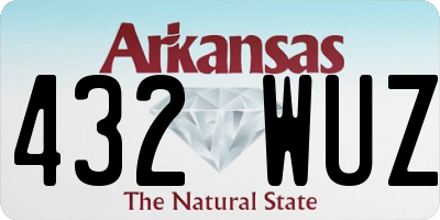 AR license plate 432WUZ