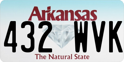 AR license plate 432WVK