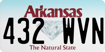 AR license plate 432WVN