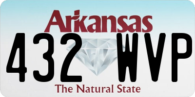 AR license plate 432WVP