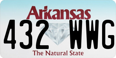 AR license plate 432WWG