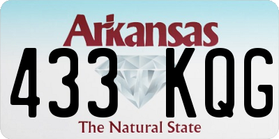 AR license plate 433KQG