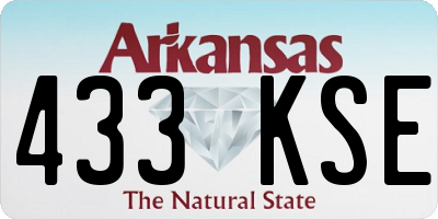 AR license plate 433KSE