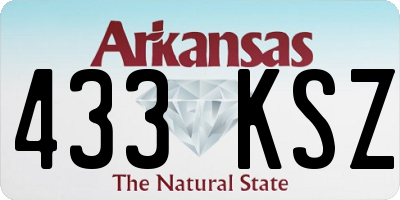 AR license plate 433KSZ