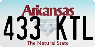 AR license plate 433KTL