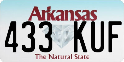 AR license plate 433KUF