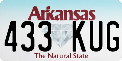 AR license plate 433KUG