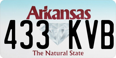 AR license plate 433KVB