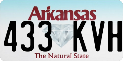 AR license plate 433KVH