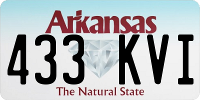 AR license plate 433KVI