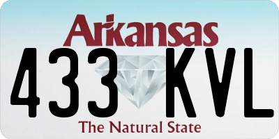 AR license plate 433KVL
