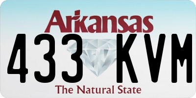 AR license plate 433KVM