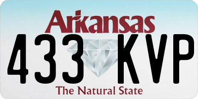 AR license plate 433KVP